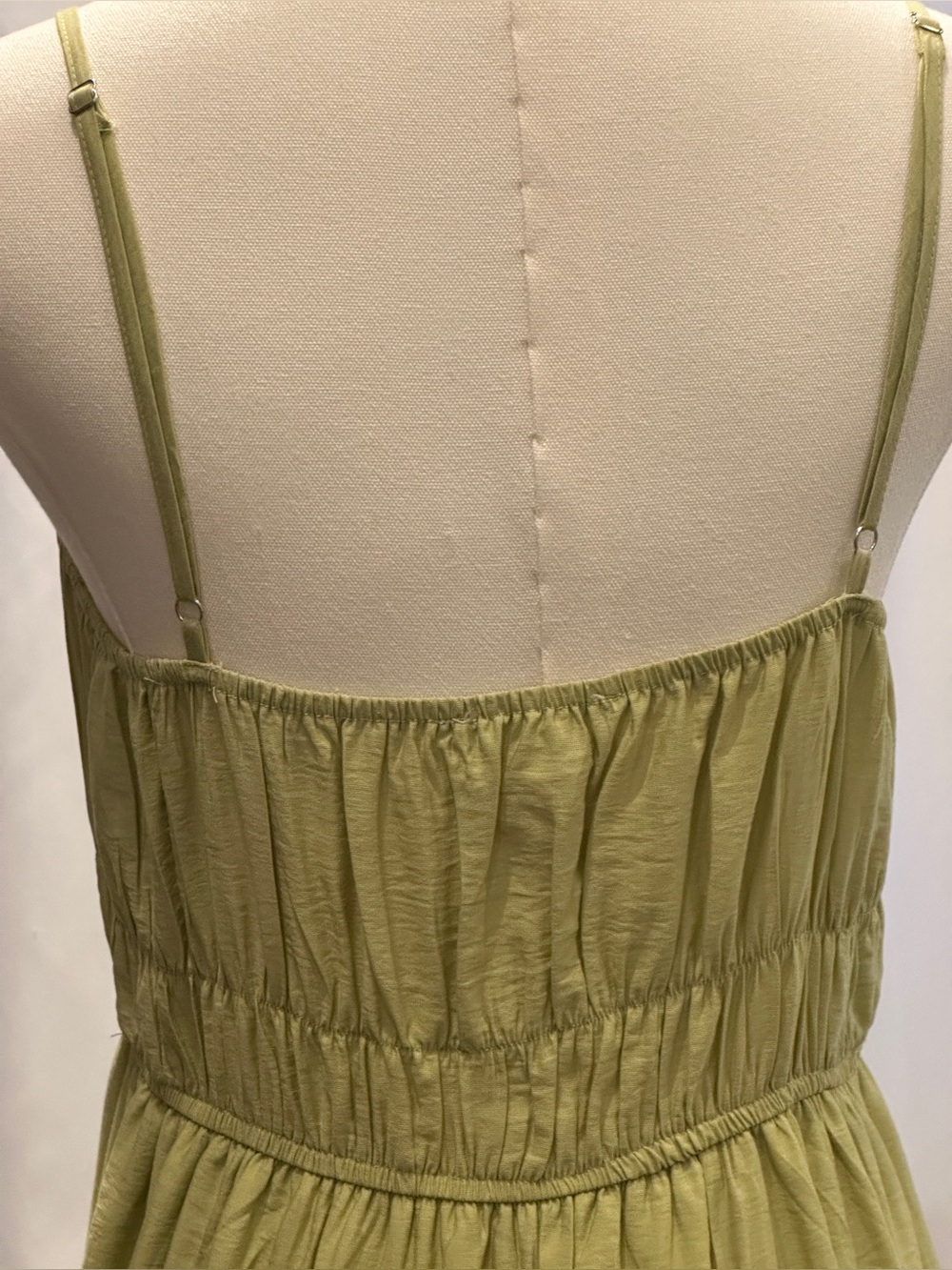 Blu Pepper Lime Green Spaghetti Strap Maxi Dress/NWOT - Picture 6 of 11
